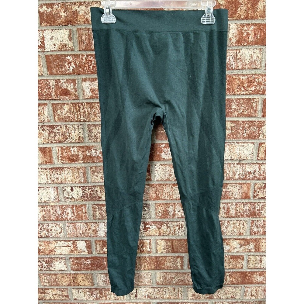 Hofish Maternity Seamless Legging Pregnancy Pants Green Size Large
